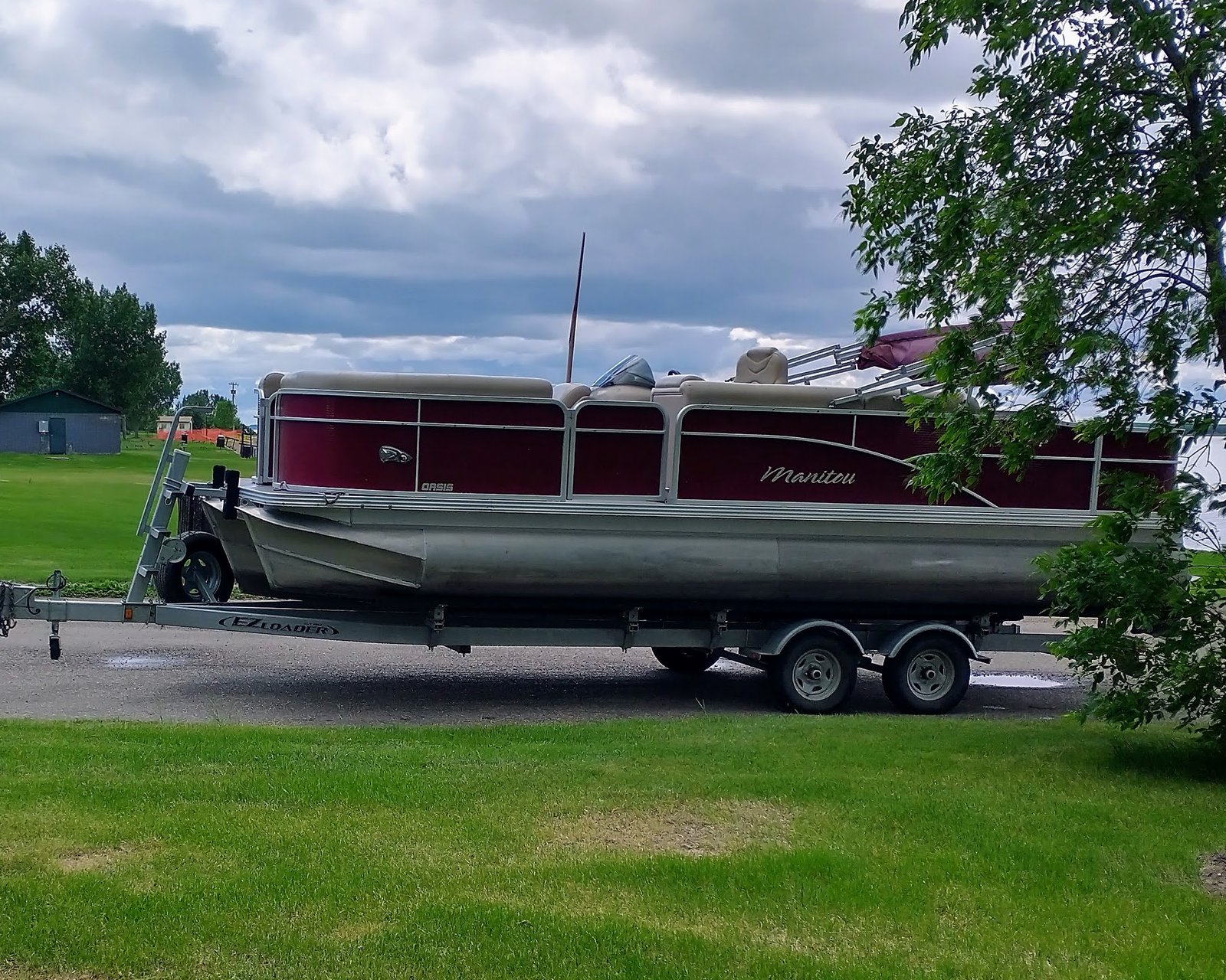 Trailering a rental boat to another lake